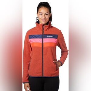 Cotopaxi Teca Full Zip Fleece Jacket Hot Sauce Women’s Medium